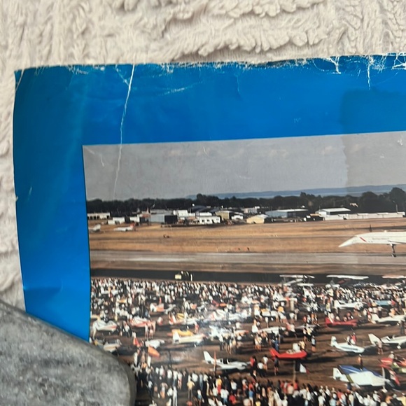 Oshkosh WI aircraft airplane vintage poster - Picture 11 of 16